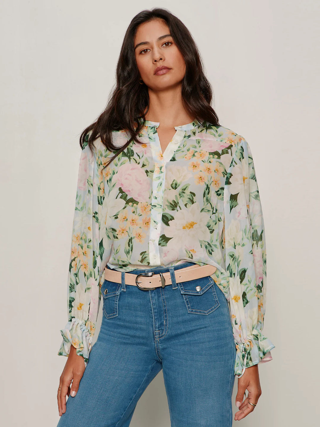 FEMME MUSE BLOUSE (SPRING FLORAL) - SANCTUARY