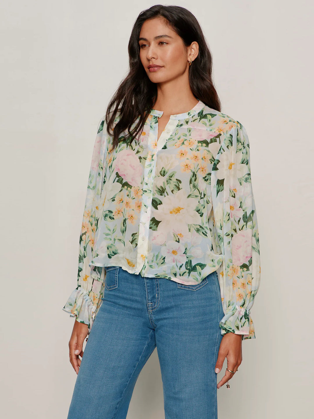 FEMME MUSE BLOUSE (SPRING FLORAL) - SANCTUARY