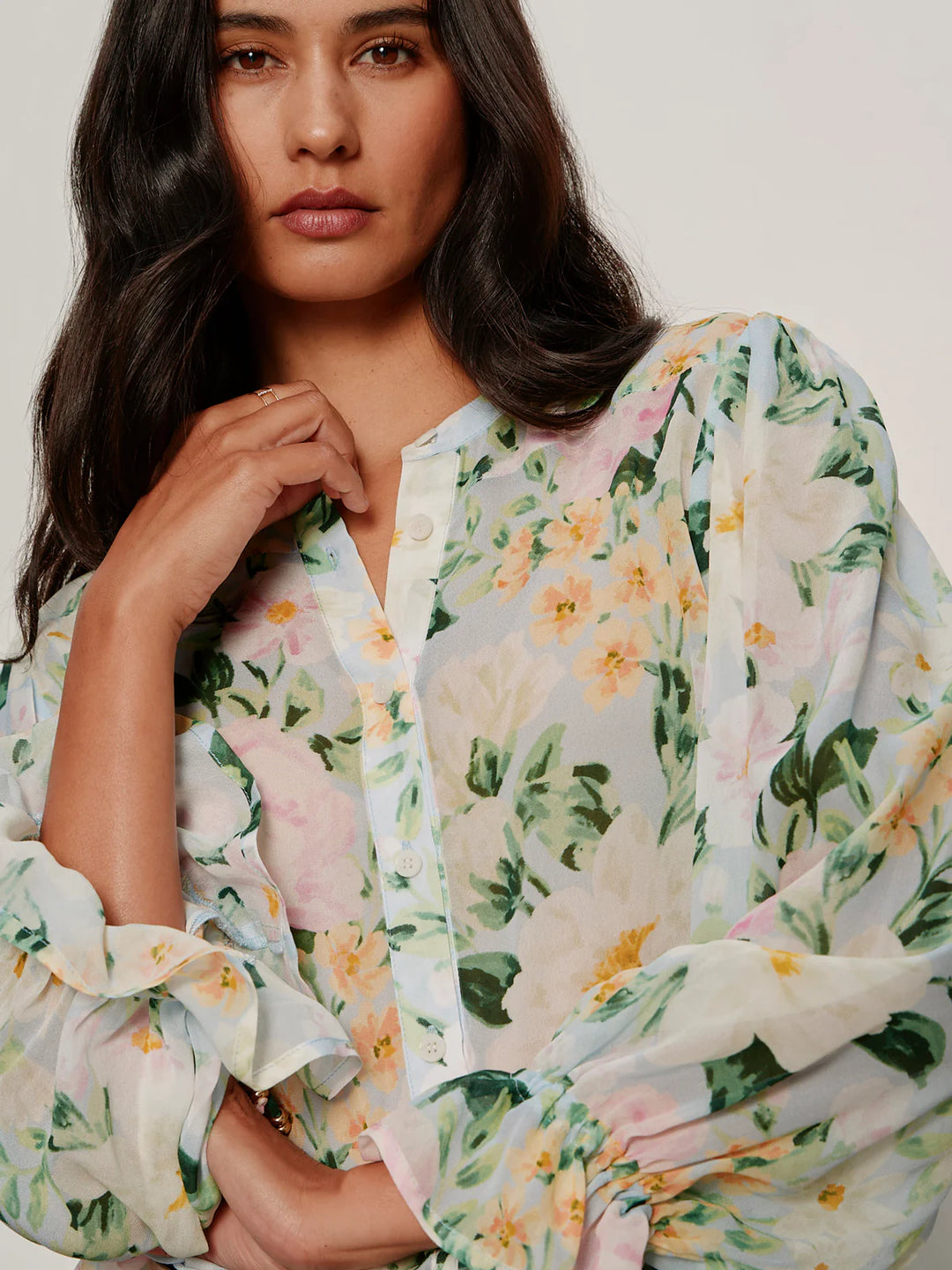 FEMME MUSE BLOUSE (SPRING FLORAL) - SANCTUARY