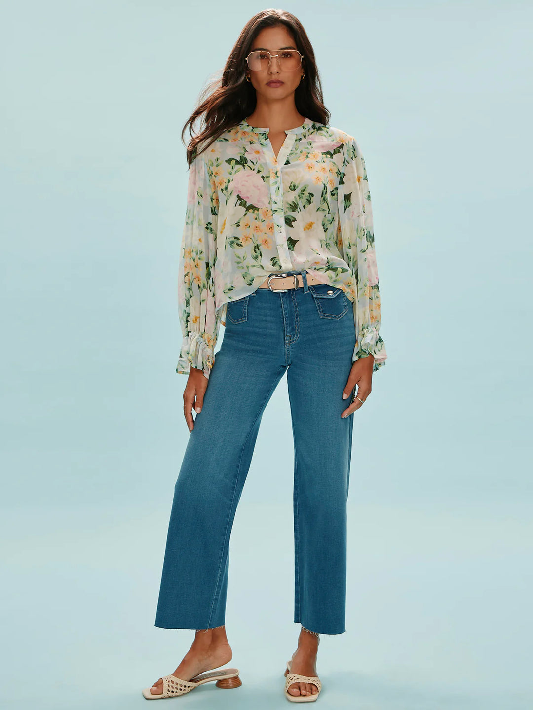 FEMME MUSE BLOUSE (SPRING FLORAL) - SANCTUARY
