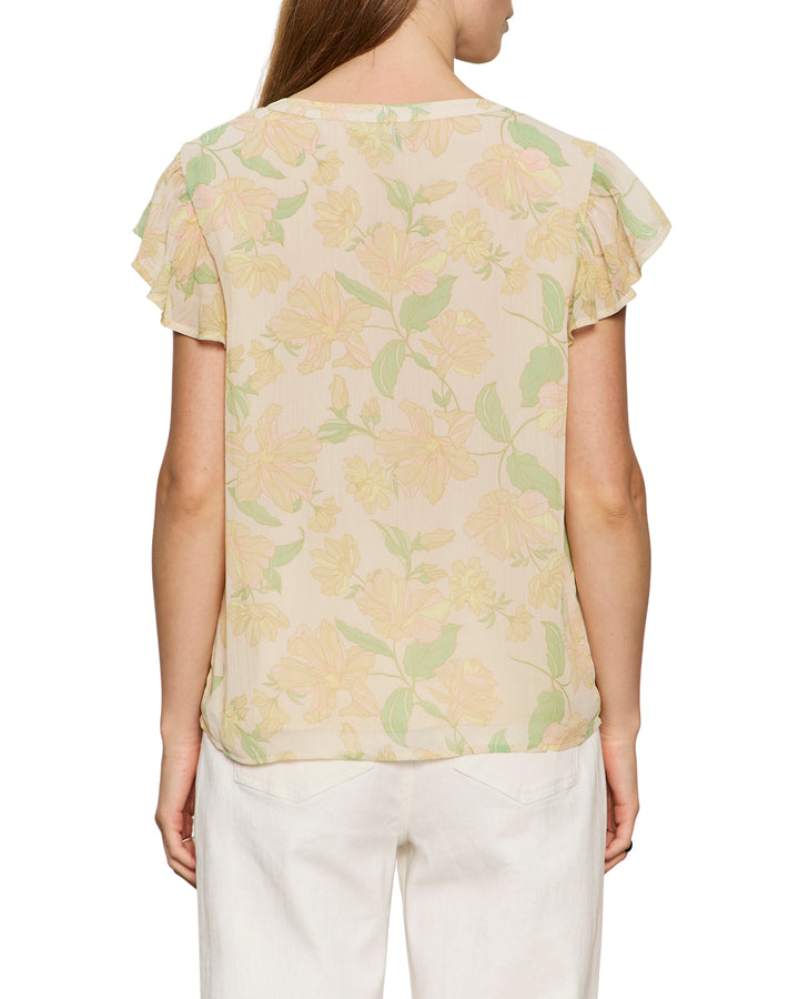 FREE SPIRITED RUFFLE TOP (GENTLE LILY) - SANCTUARY