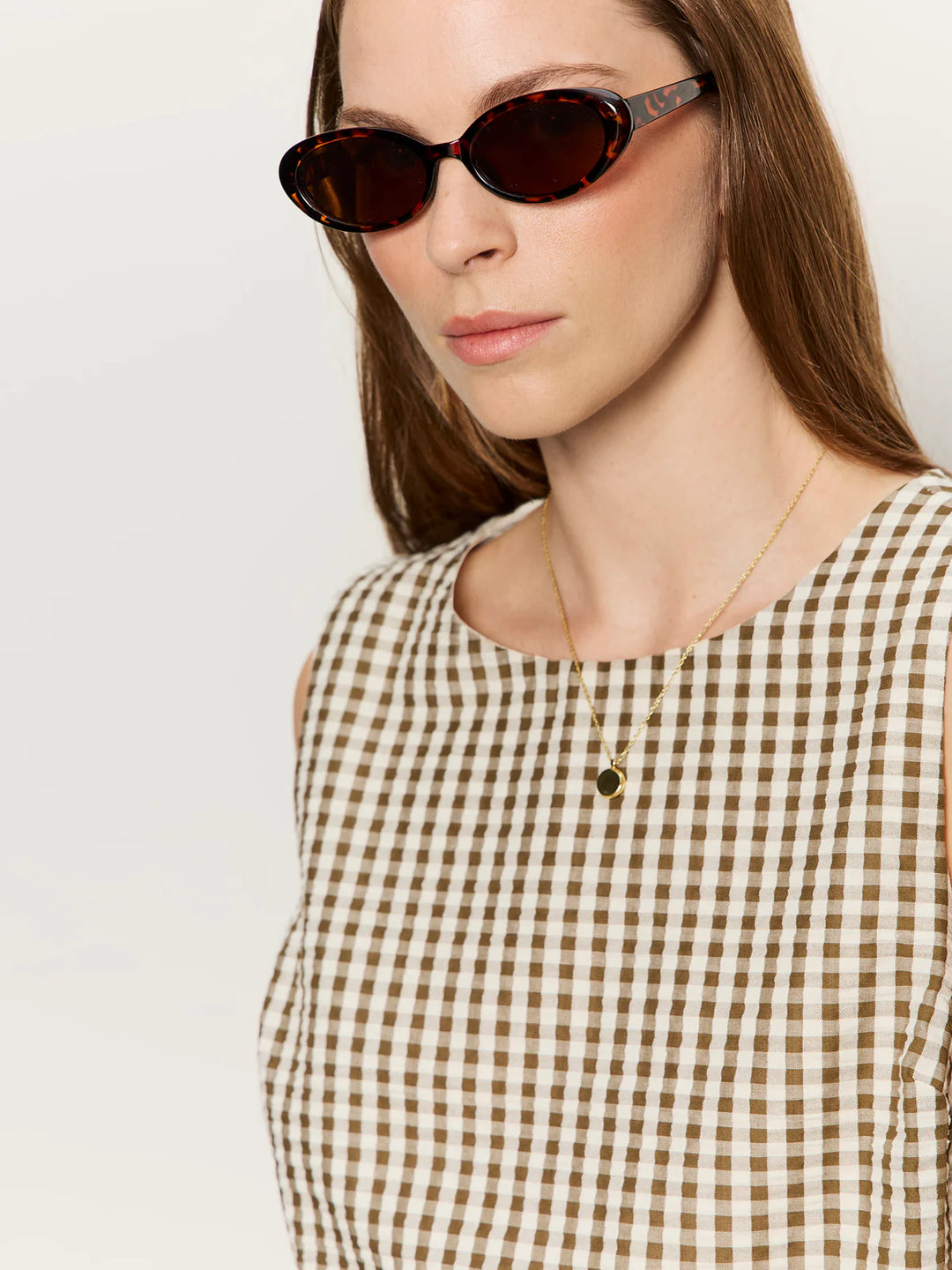 BETTER DAYS GINGHAM SHELL (TIMBER/CLAN GINGHAM) - SANCTUARY
