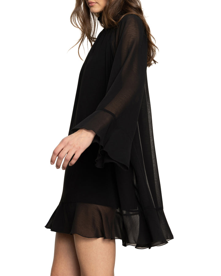 THE SOULMATE MINI DRESS (BLACK) - SANCTUARY
