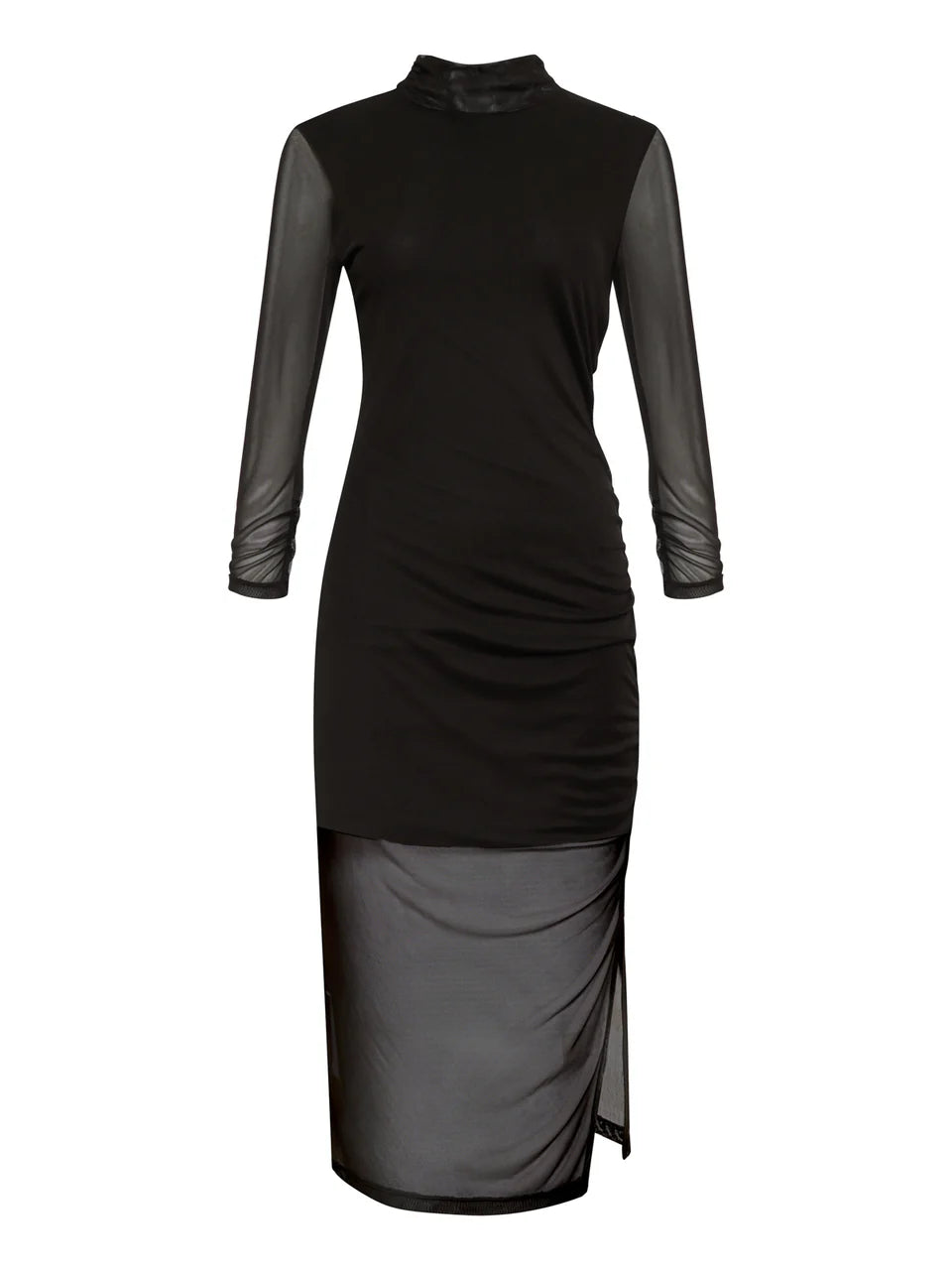 NIGHT OUT MOCK NECK MIDI DRESS - SANCTUARY