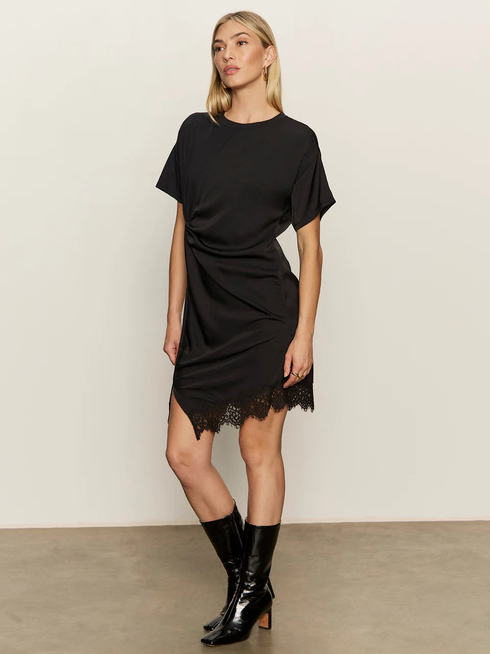 SATIN MIX T-SHIRT DRESS - SANCTUARY
