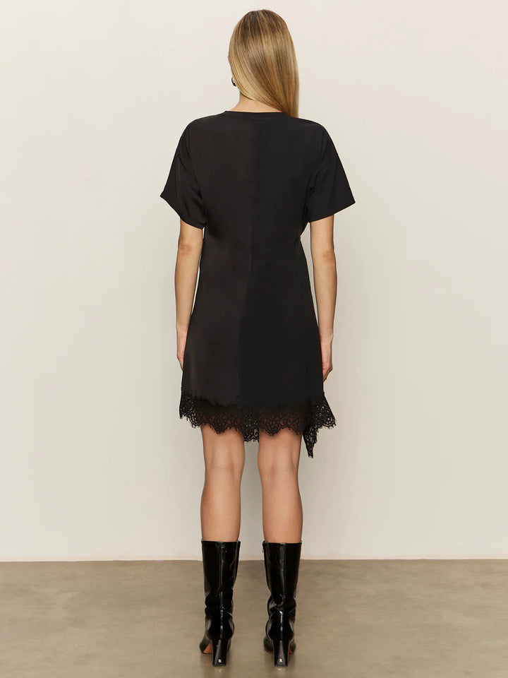 SATIN MIX T-SHIRT DRESS - SANCTUARY