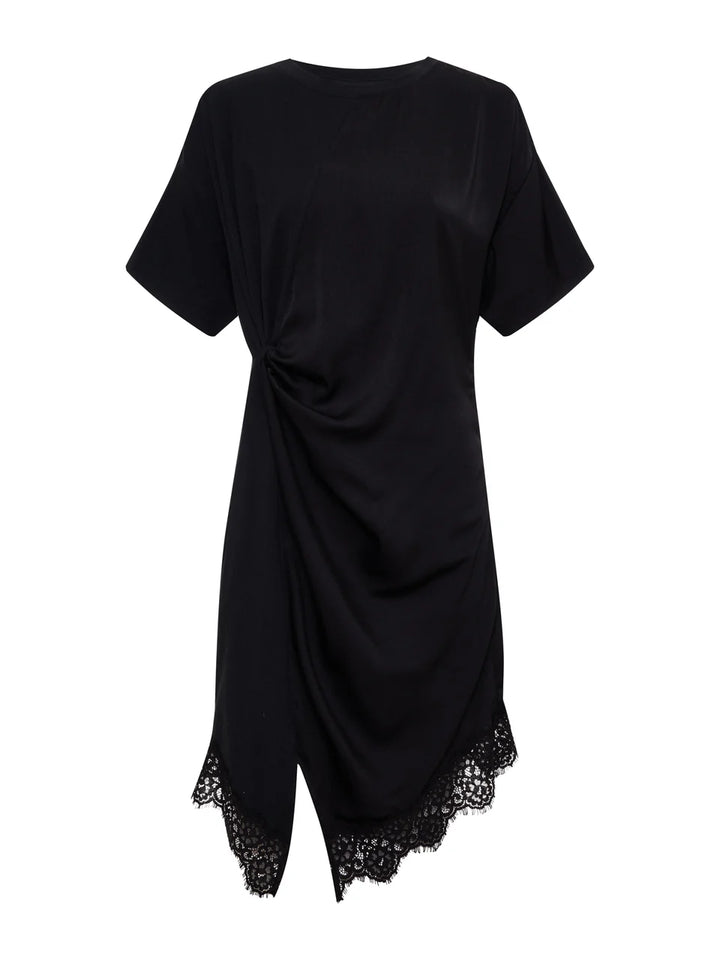 SATIN MIX T-SHIRT DRESS - SANCTUARY