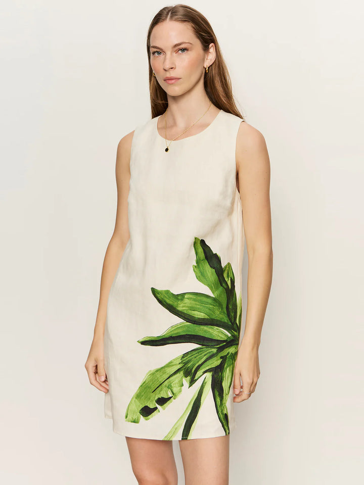 WAY TO BE LINEN SHIFT DRESS (PALMETTA) - SANCTUARY