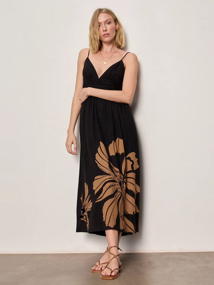 MIRA EMBELLISHED VOLUME DRESS (MACRO LOTUS) - SANCTUARY