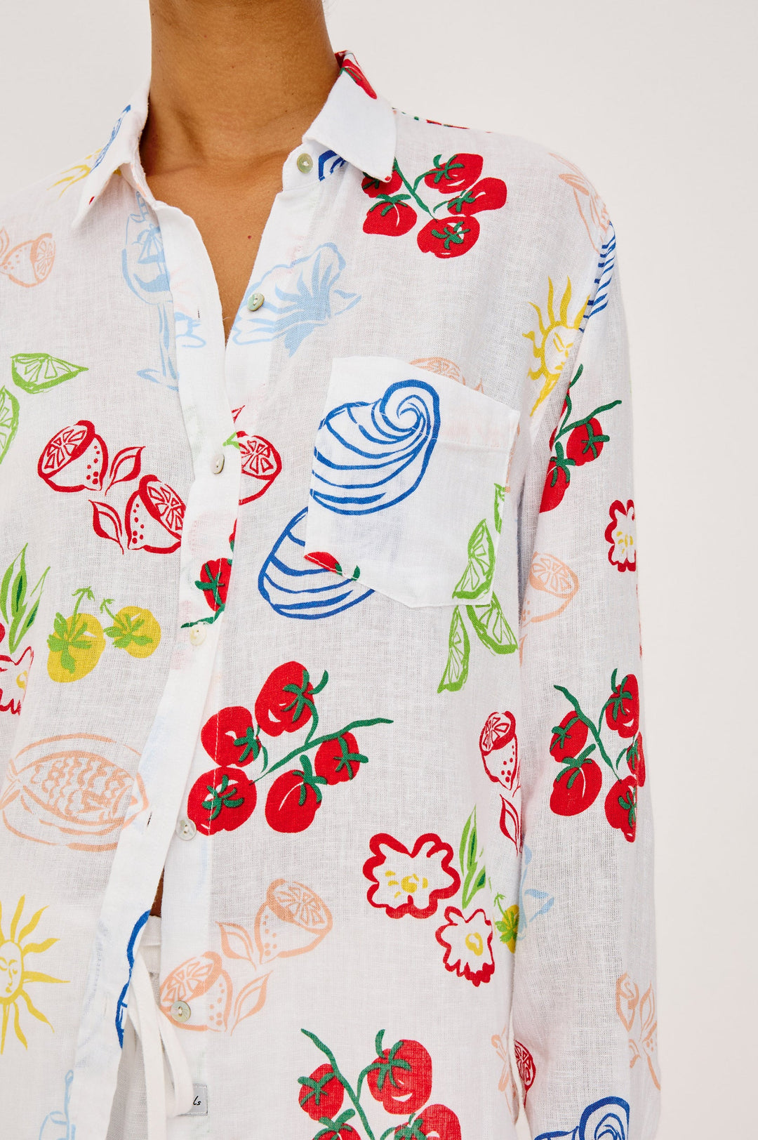 CHARLI RAILS X GIADZY SHIRT (WHITE ANTIPASTI) - RAILS