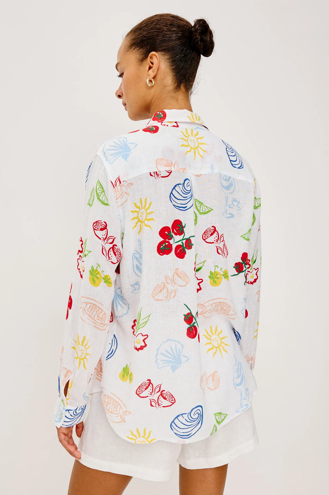 CHARLI RAILS X GIADZY SHIRT (WHITE ANTIPASTI) - RAILS