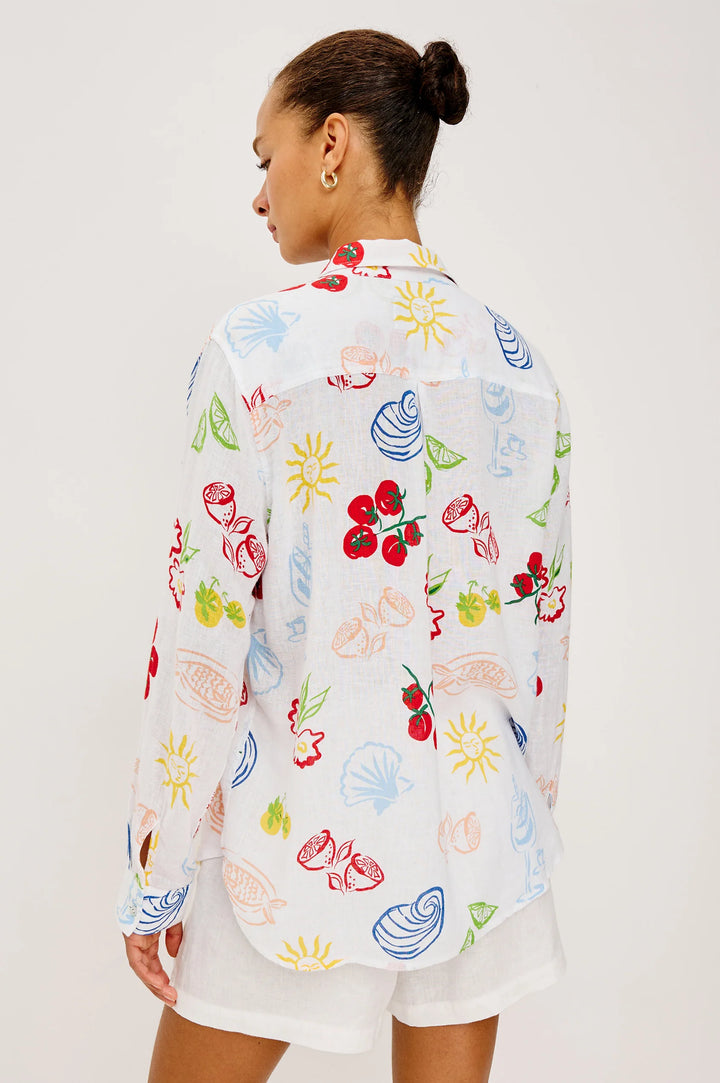 CHARLI RAILS X GIADZY SHIRT (WHITE ANTIPASTI) - RAILS