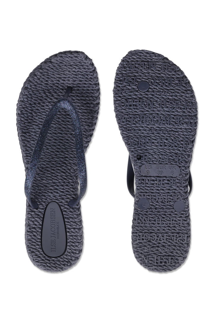 CHEERFUL FLIP FLOP W/GLITTER (OMBRE BLUE) - ILSE JACOBSEN