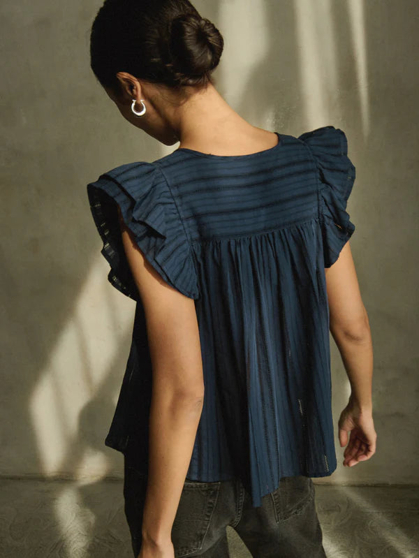 CLAUDIA TOP (NIGHT SKY) - NATION