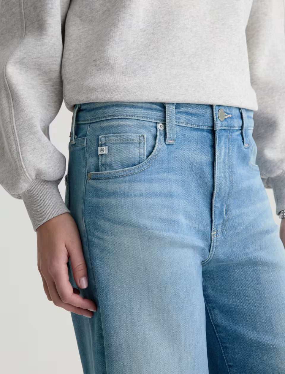 SAIGE WIDE LEG CROP (EXPEDITION) - A.G. DENIM