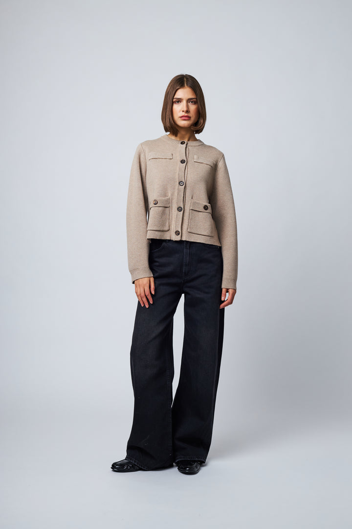 CORALINE CARDIGAN (BISQUE) - LINE