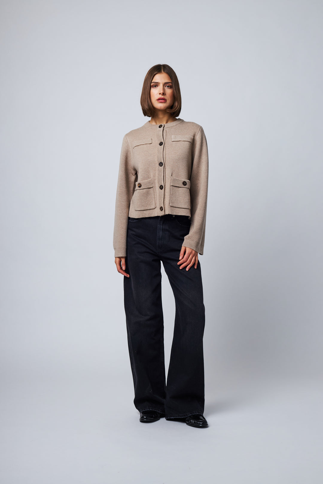 CORALINE CARDIGAN (BISQUE) - LINE