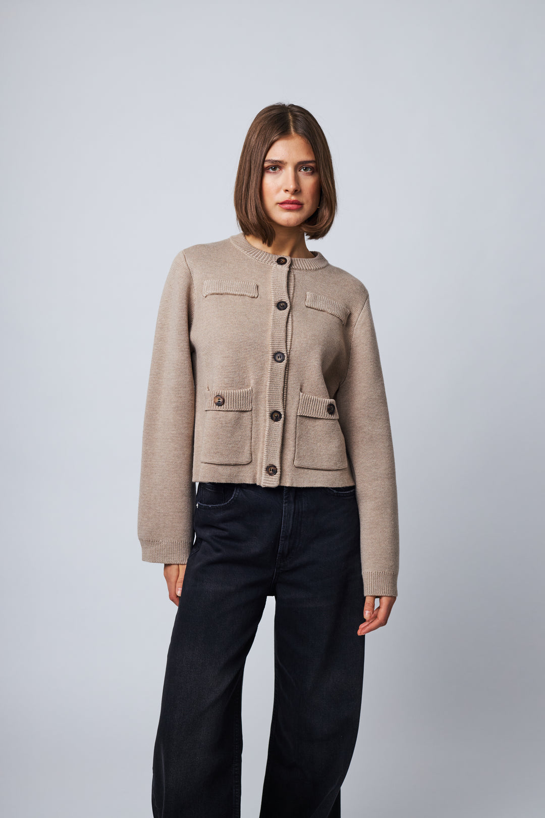 CORALINE CARDIGAN (BISQUE) - LINE