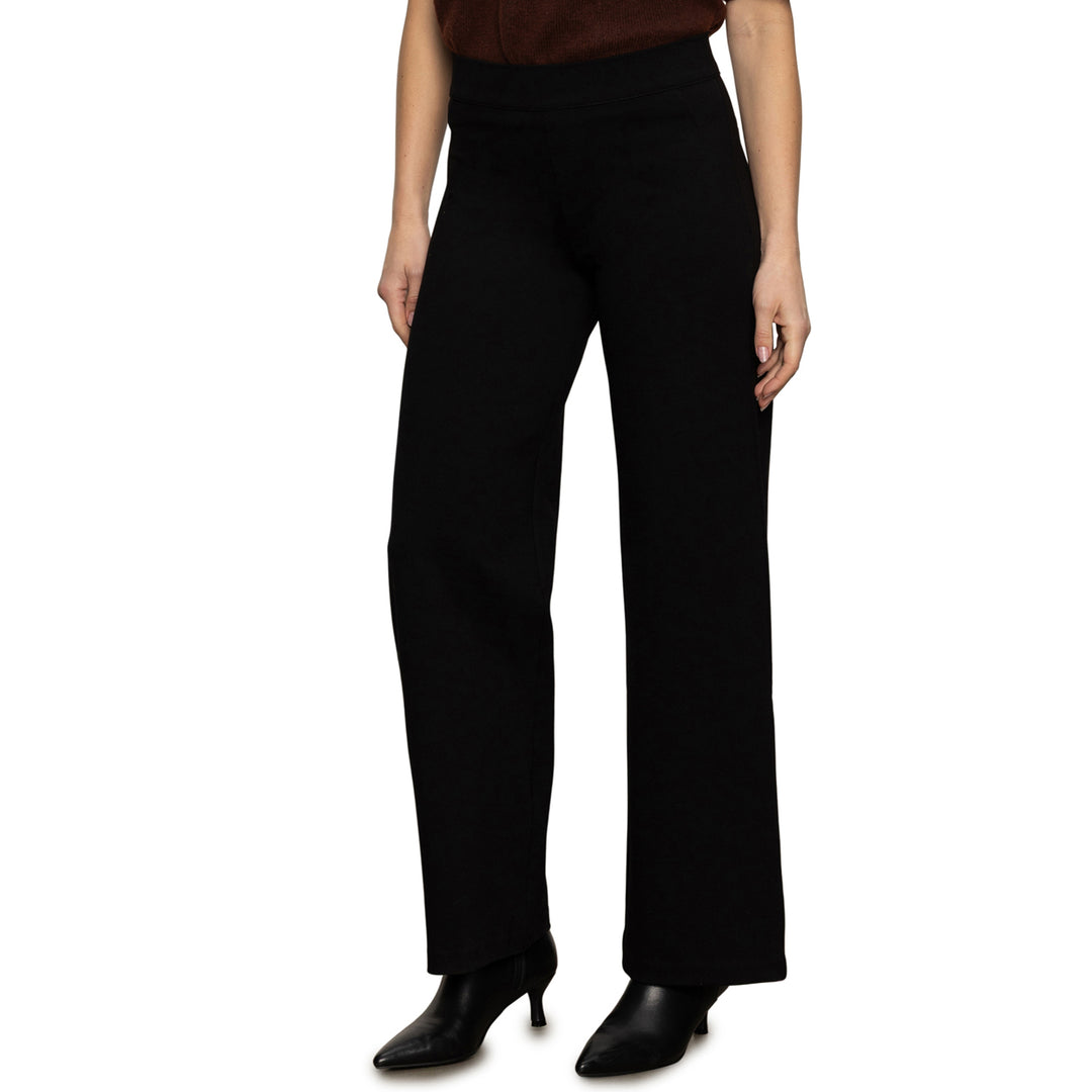 RUNWAY PONTE PANT (BLACK) - SANCTUARY