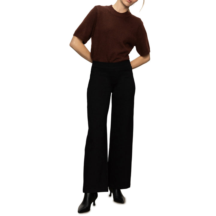 RUNWAY PONTE PANT (BLACK) - SANCTUARY