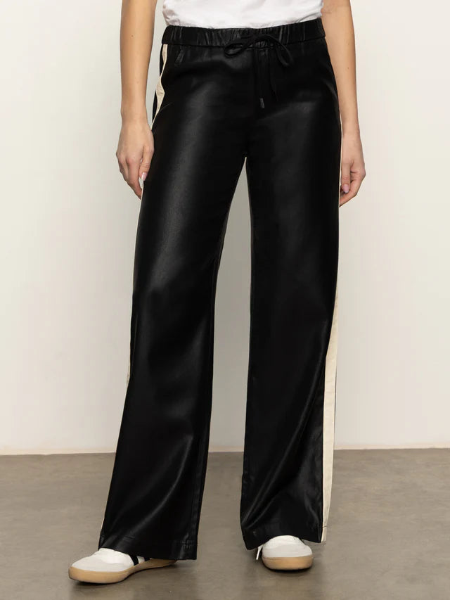 COATED TWILL TRACK PANT - SANCTUARY