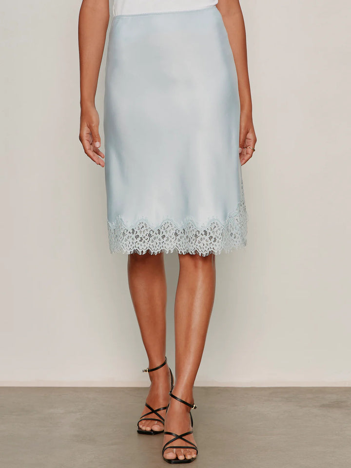 EFFORTLESS LACE SLIP SKIRT (BLUE AURA) - SANCTUARY