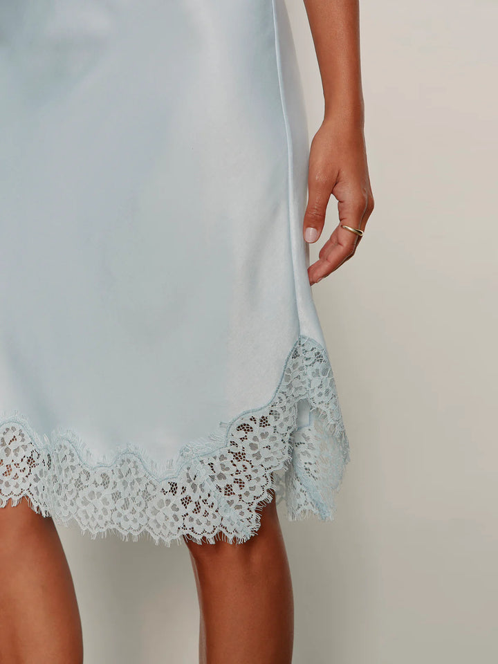 EFFORTLESS LACE SLIP SKIRT (BLUE AURA) - SANCTUARY