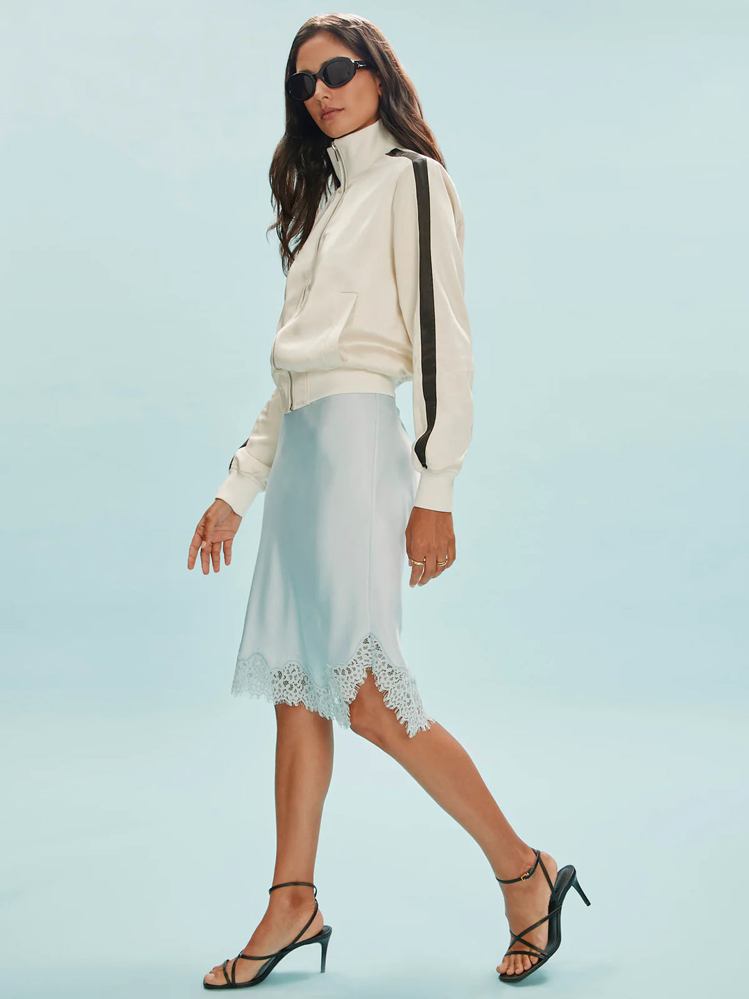 EFFORTLESS LACE SLIP SKIRT (BLUE AURA) - SANCTUARY