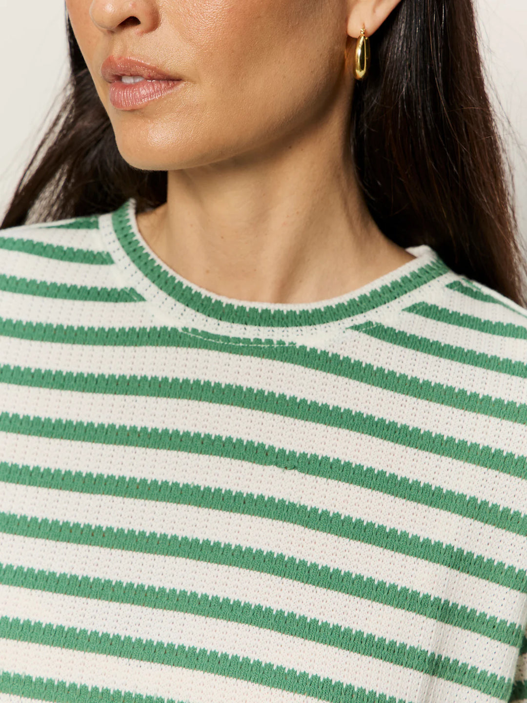PERFECT TEXTURED TEE (CHALK GREEN JUICE) - SANCTUARY