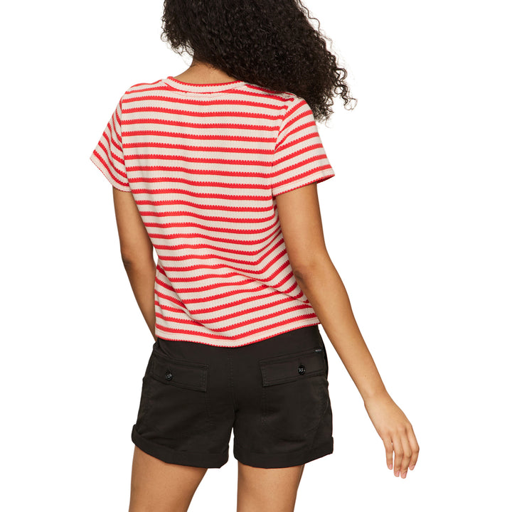 PERFECT TEXTURED TEE (CORAL) - SANCTUARY