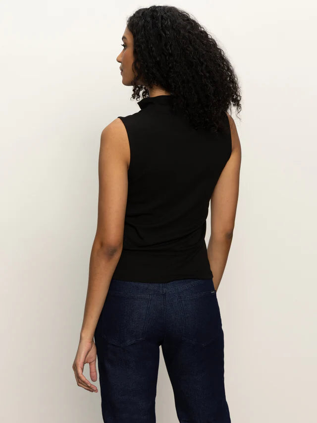 SLEEVELESS ZIP MOCK TOP - SANCTUARY