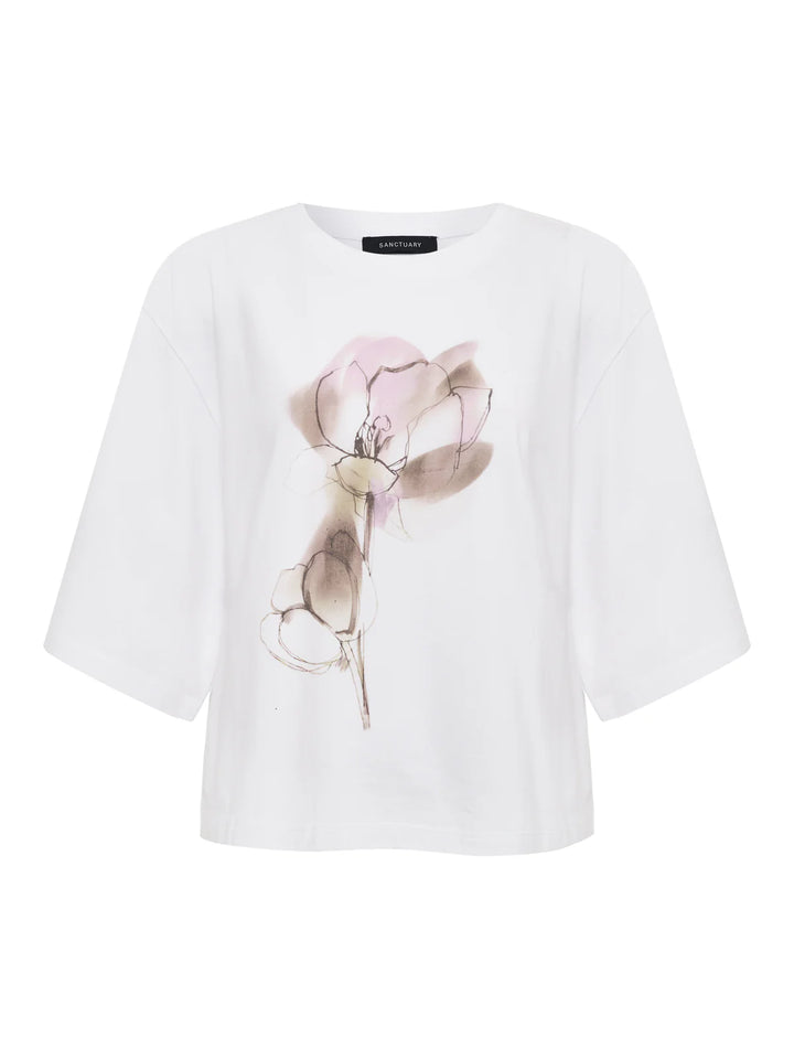 BELLE ARTIST TEE (WILDLINE BLOOMS) - SANCTUARY