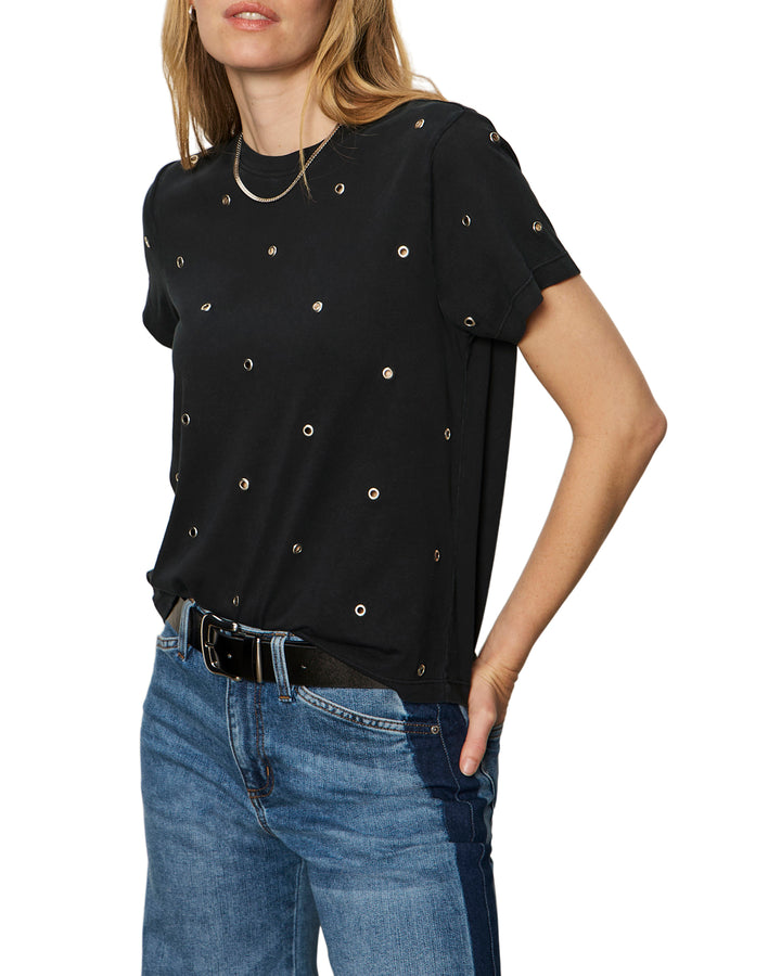 EMBELLISHED TEE (FADED BLACK) - SANCTUARY