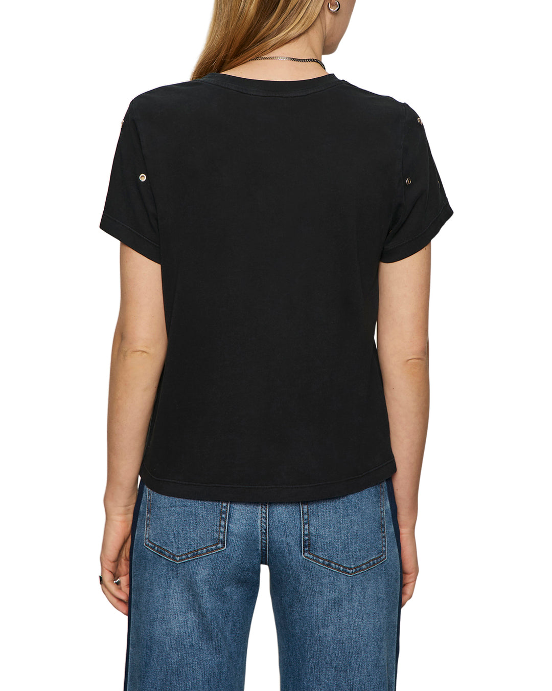 EMBELLISHED TEE (FADED BLACK) - SANCTUARY