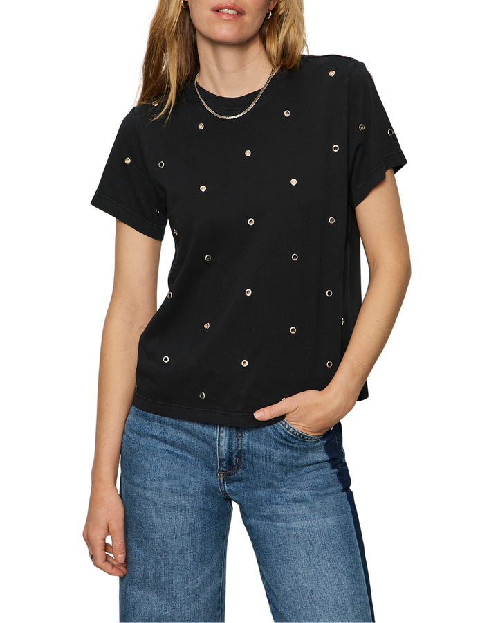 EMBELLISHED TEE (FADED BLACK) - SANCTUARY