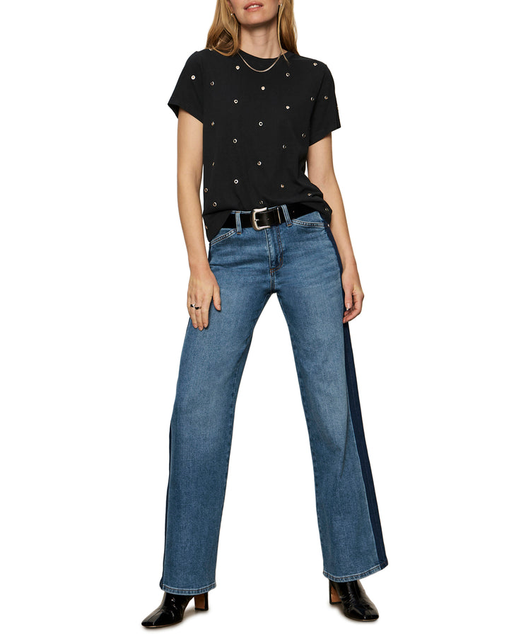 EMBELLISHED TEE (FADED BLACK) - SANCTUARY