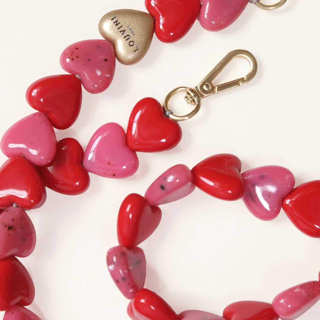 CUORE CHAIN (PINK/RED) - LOUVINI