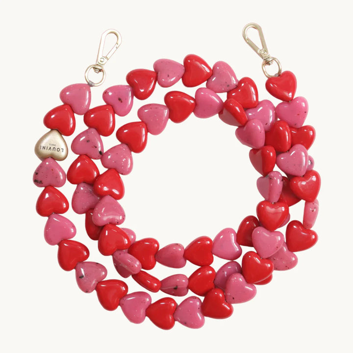 CUORE CHAIN (PINK/RED) - LOUVINI