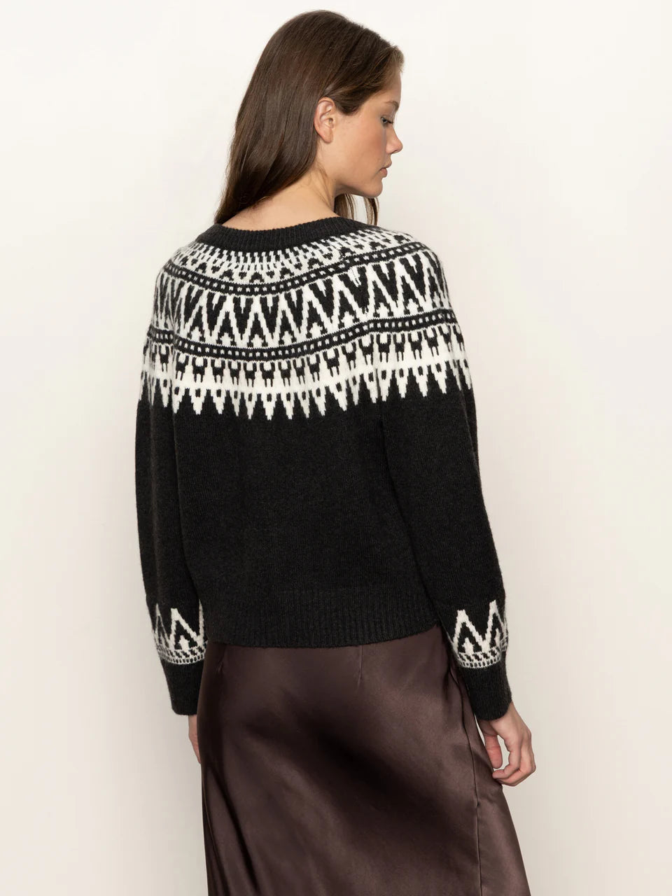 FAIRISLE CREWNECK CARDIGAN - SANCTUARY