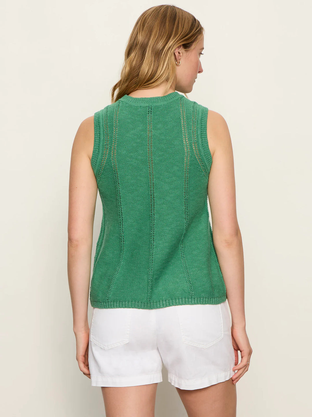EASY POINTELLE SHELL (COVERT GREEN) - SANCTUARY