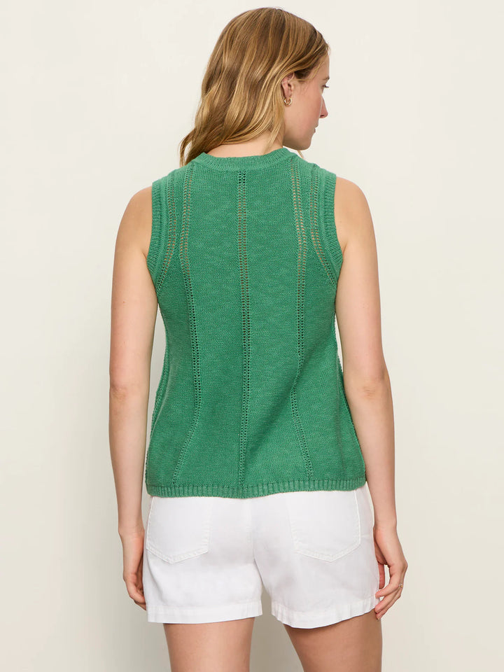 EASY POINTELLE SHELL (COVERT GREEN) - SANCTUARY