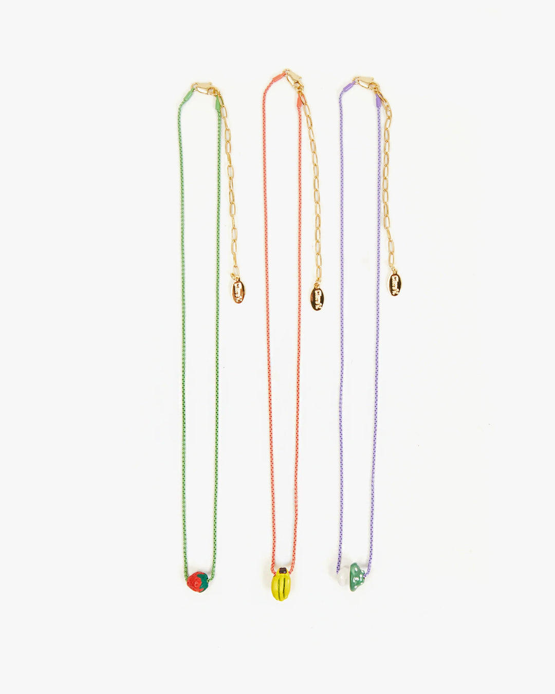 CERAMIC BEAD NECKLACE SET - CLARE V.