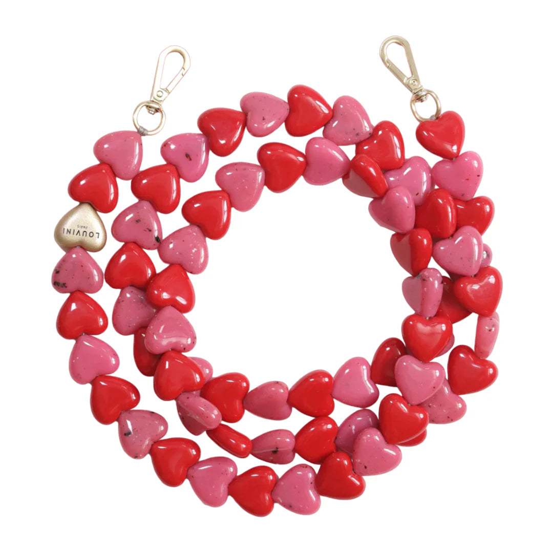 CUORE CHAIN (PINK/RED) - LOUVINI