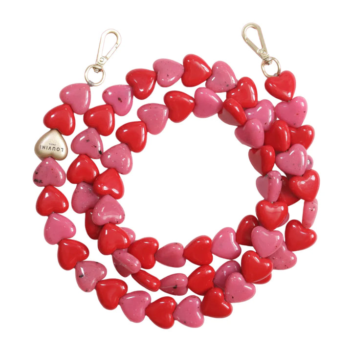 CUORE CHAIN (PINK/RED) - LOUVINI