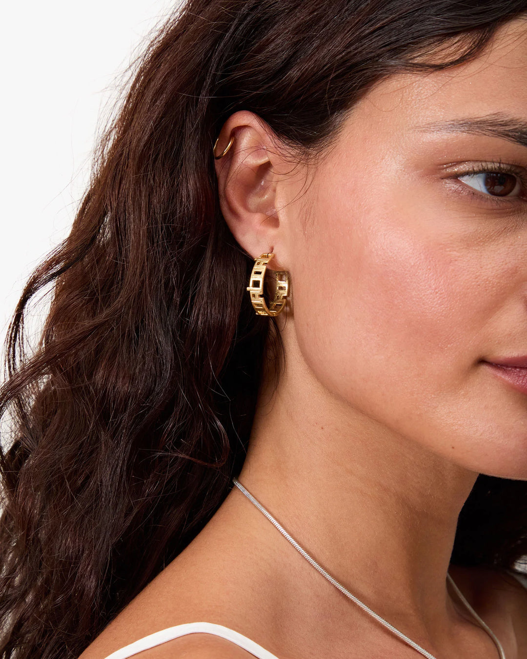 CIAO HOOP EARRINGS (VINTAGE GOLD) - CLARE V.