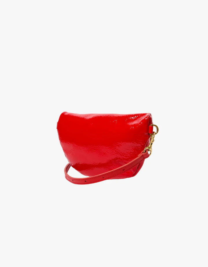 PUCKER PATENT RED PETITE FANNY - CLARE V.