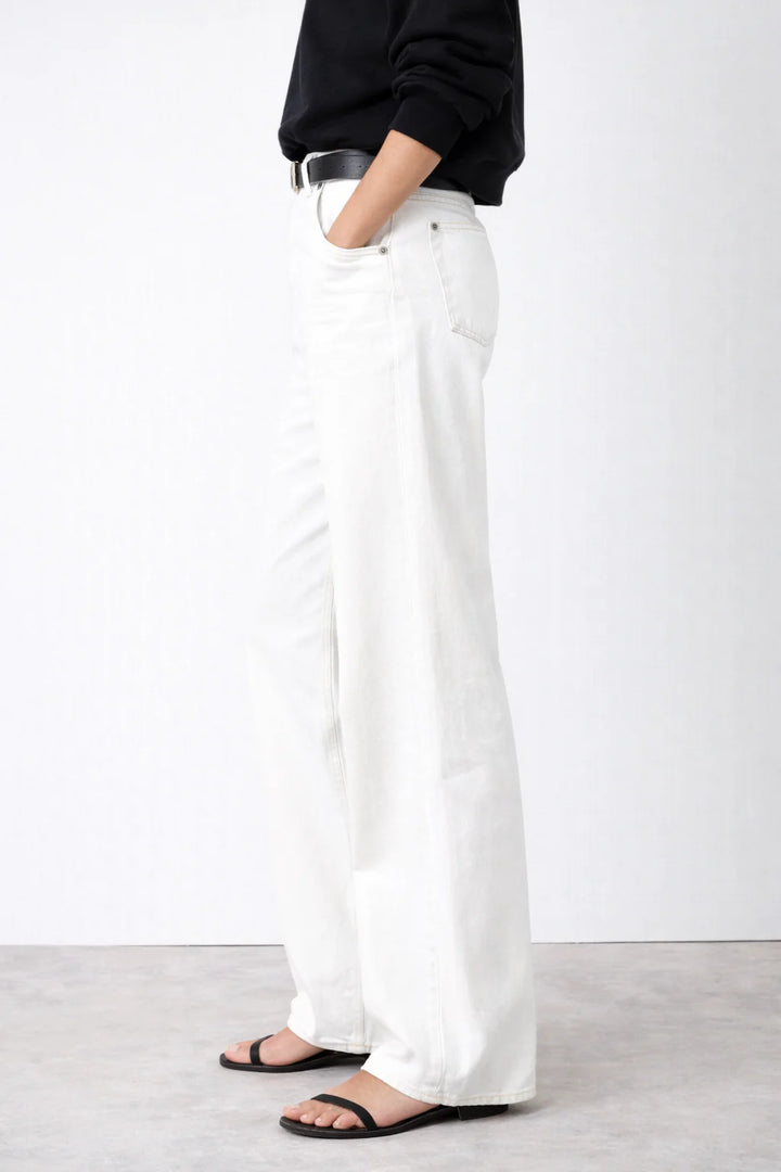 CRUZ RELAXED WIDE LEG (MAGNOLIA WHITE) - FIDELITY