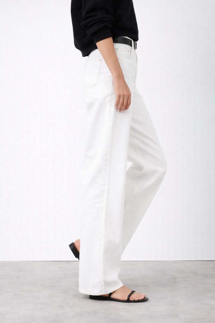 CRUZ RELAXED WIDE LEG (MAGNOLIA WHITE) - FIDELITY