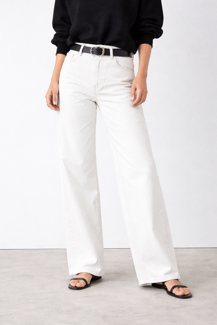 CRUZ RELAXED WIDE LEG (MAGNOLIA WHITE) - FIDELITY