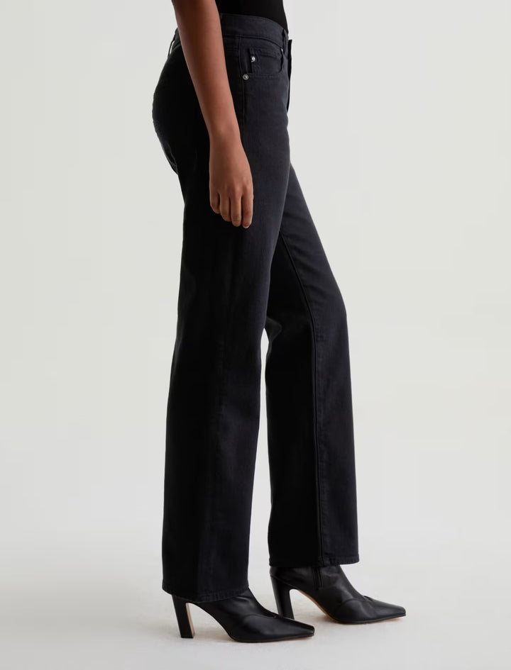 BRINLEY STRAIGHT LEG (SUPER BLACK) - A.G. DENIM